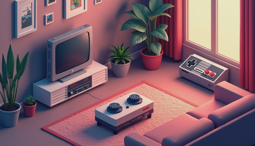 Visual context for retro video game systems