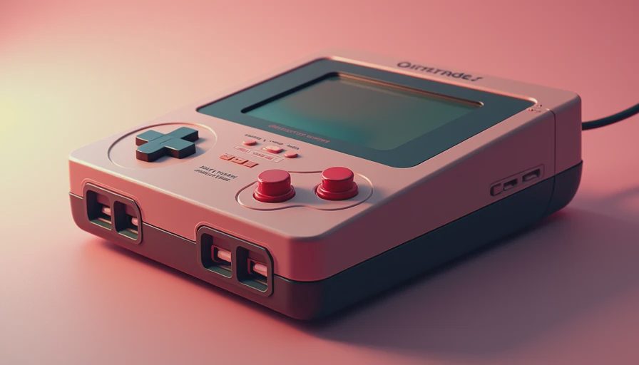 Illustration for retro video game systems